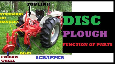 Disc Plough Parts And Functions Youtube