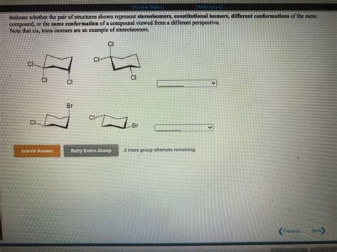 Solved Review Topics References Indicate Whether The Pair Chegg