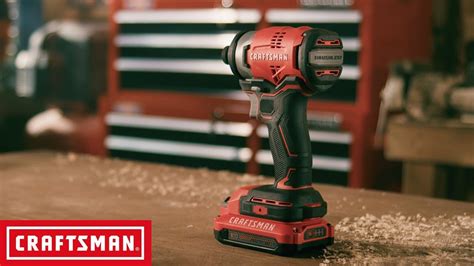 CRAFTSMAN V20 1 4 In Cordless Brushless Impact Driver Kit Tool