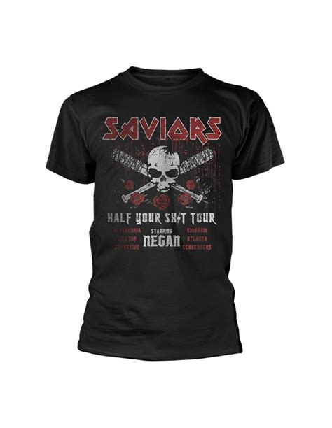 Tricou Oficial The Walking Dead Saviors Tour Metalhead Merch