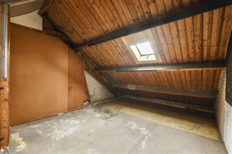 Premium Photo | The attic of a house that is being remodeled