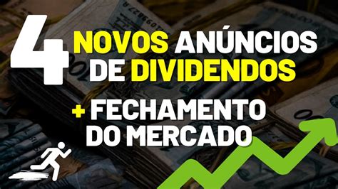 Novos An Ncios De Dividendos E Giro Do Mercado A Es Csan Vale