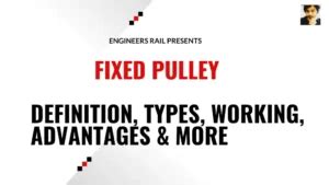 Fixed Pulley: Definition, Types, Working, Advantages & More