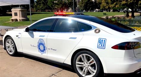 Police In Denver Converted A Tesla Model S Into A Slick Police Car