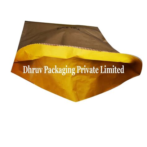 Brown Multiwall Hot Bitumen Paper Bag For Packaging Capacity Kg