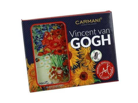 Podk Adka Szklana V Van Gogh Maki I Stokrotki Carmani Dekodeko Pl