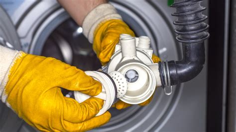 how to clear a washer drain