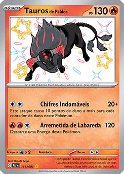 Tauros De Paldea Destinos De Paldea Banco De Dados De Cards Do