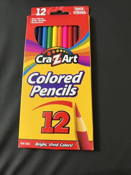 Free: BNIB Dozen CRAZY ART Colored Pencils. Projects, Classes, Coloing ...