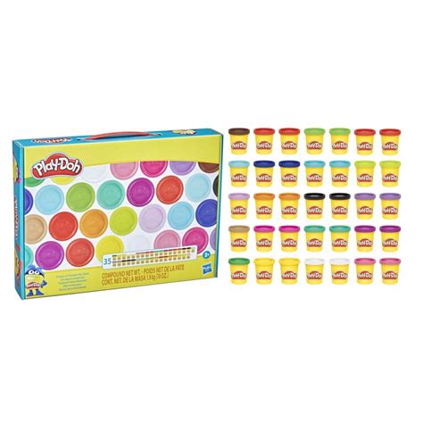 PLAY DOH CIASTOLINA Zestaw 35 Kolorowych Tub 1 9kg 14177545023 Allegro Pl