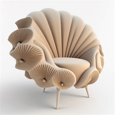 Seashell Armchair Funky Chairs Creative Furniture Luxury Furniture