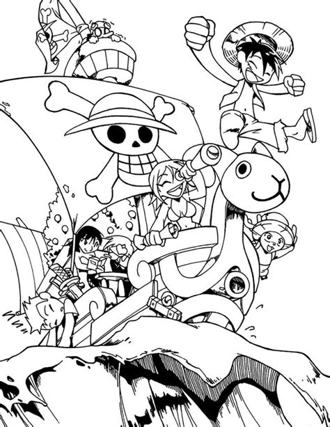 150 Desenhos Do One Piece Para Imprimir E Colorirpintar