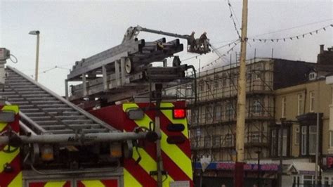 Howard Crest Hotel On Fire On Blackpool Promenade Bbc News