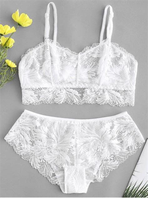 Scalloped Edge Harness Detail Lingerie Set Artofit