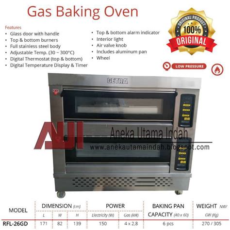 Oven Getra Deck Harga Terbaru Juni Blibli