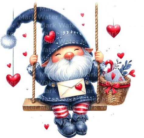 Pin By Kathy Filer On Cards Valentines In Gnomes Crafts Elves