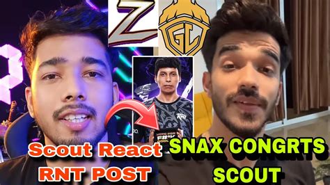 TZ Beat GodL Scout React RNt BANTER Snax Congrats Scout YouTube