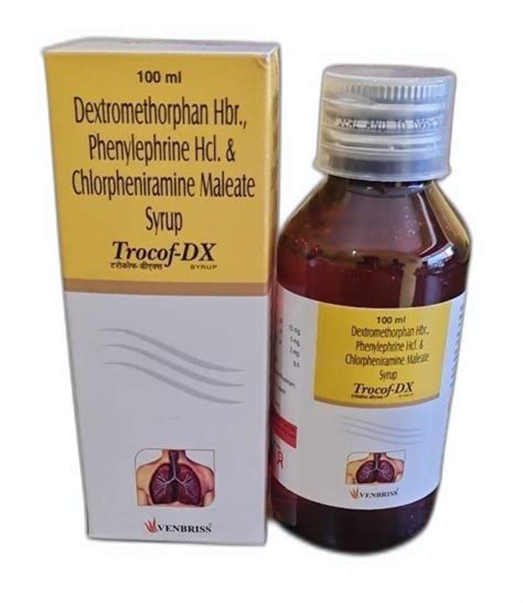 Trocof DX Dextromethorphan Hbr Phenylephrine Hcl Chlorpheniramine