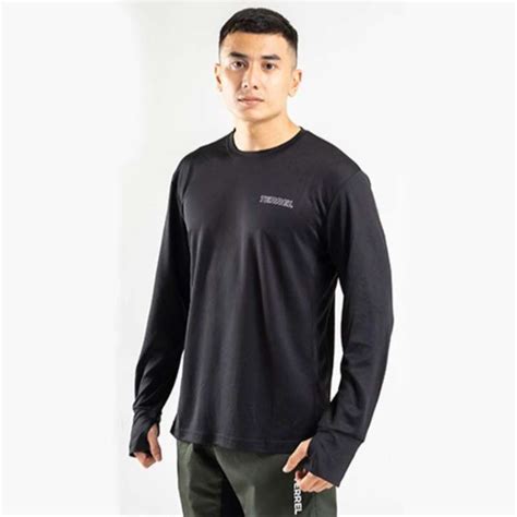 Jual Terrel Sports Wear Basic Long Sleeve Baju Olah Raga Dry Fit Pria