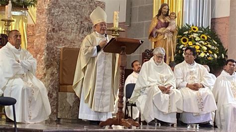 Celebra Sr Obispo Cinco A Os Al Frente De La Di Cesis De Matehuala