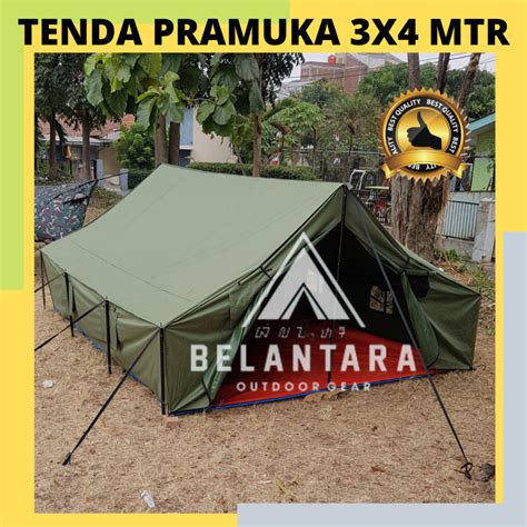 Jual Tenda Pramuka X Meter Kapasitas Orang Bahan D