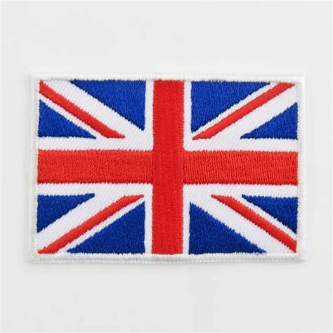 United Kingdom Flag Iron On Sew On Embroidered Cloth Patch Badge