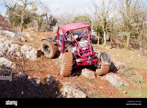 February Adwc Off Road Trial At Chewton Mendip In Somerset Uk