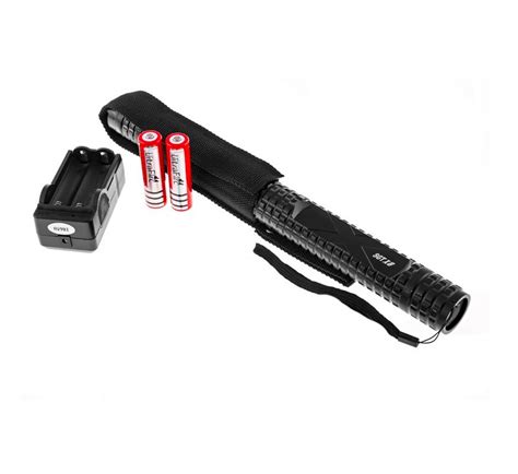 POLICE 55,000,000 Super Powerful All Metal Tactical Stun Baton Flashlight