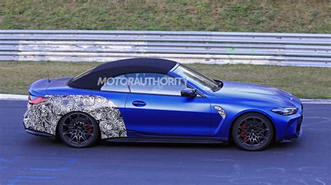 2021 Bmw M4 Convertible Spy Shots Performance With The Top Down