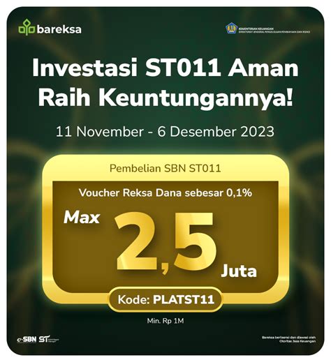 Promo Sbn Ritel Platinum Beli St Pasti Dapat Cashback Hingga Rp Juta