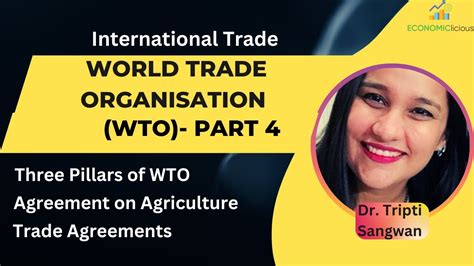 International Trade WTO 4 Pillars Of WTO Agreement On Agriculture