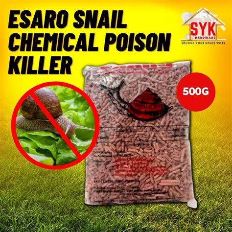 Syk Esaro Molluscicide Pellets Snail Killer Poison G Pest Control