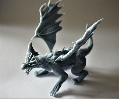 Free Stl File Dragon Young Red Dragon・object To Download And To 3d