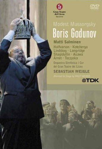 Mussorgsky Boris Godunov Dvd Amazon Co Uk Sebastian Weigle