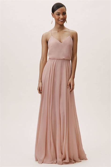 Jenny Yoo Inesse Wedding Guest Dress In Pink Modesens Blush