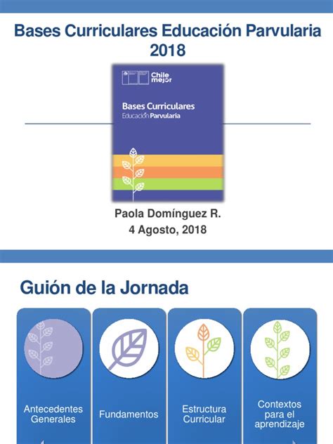 Bases Curriculares Ed Parvularia Educación De La Primera Infancia Evaluación