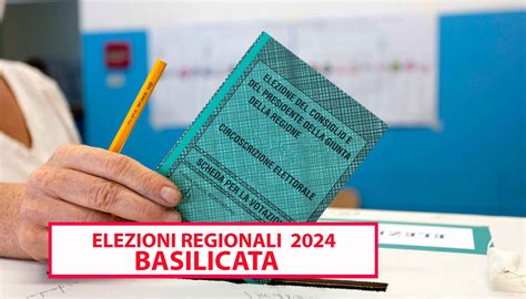 Elezioni Regionali Basilicata 2024 Notizie Risultati Info Utili