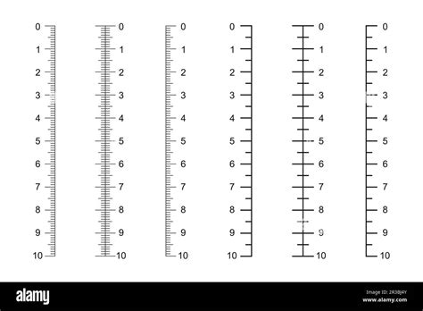 Scale Of Ruler Horizontal Measuring Chart With Centimeters 59 Off