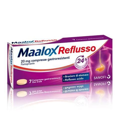 Maalox Reflusso Mg Compresse Gastroresistenti Vivafarmacia