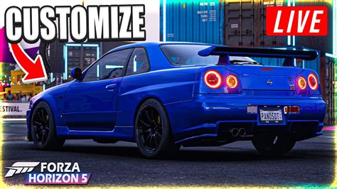 🔴customizing New Cars Forza Horizon 5 Livestream 🔴 Youtube