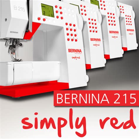 Bernina 215 Simply Red - 215