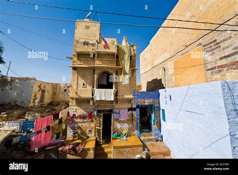 India, Rajasthan, Jaisalmer, traditional house Stock Photo - Alamy