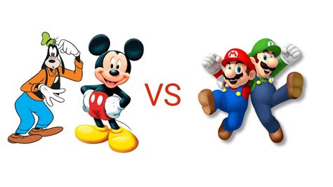 Mugen Mickey Mouse Goofy Vs Mario Luigi YouTube