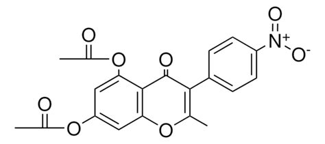 ACETIC ACID 5 ACETOXY 2 METHYL 3 4 NITRO PHENYL 4 OXO 4H CHROMEN 7 YL