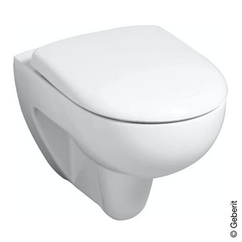 Geberit Renova Wall Mounted Toilet With Toilet Seat With Keratect