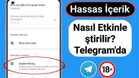 Telegram Da Hassas Erik Nas L Etkinle Tirilir Telegram A