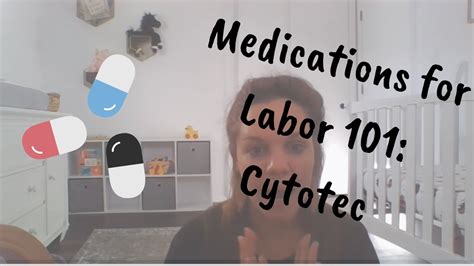 Medications For Labor 101 Cytotec Youtube