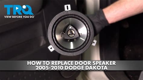 How To Replace Front Door Speaker Dodge Dakota Youtube