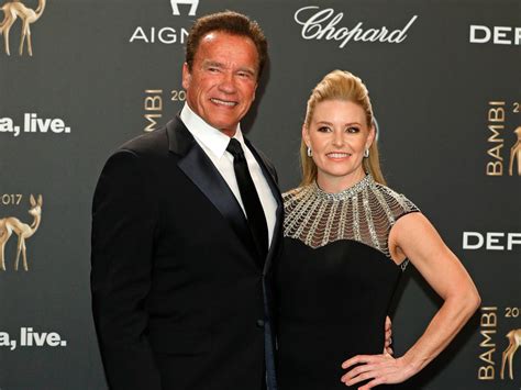 Arnold Schwarzenegger makes rare comment about his girlfriend of 10 years