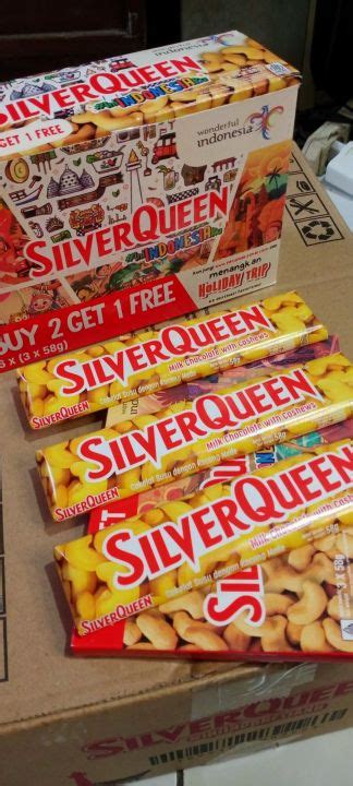 Silverqueen Milk Chocolate With Cashews Bay 2 Get 1 Lazada Indonesia